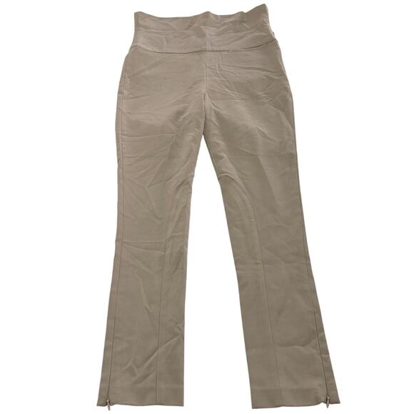 Becken Pants Womens 6 Tan Breech Ankle Zip Ankle High Rise 5005 - Picture 1 of 7
